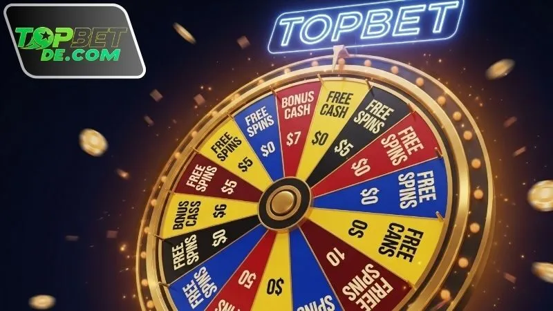 Vòng quay may mắn Topbet – Cơ hội trúng thưởng mỗi ngày 2 Điểm hấp dẫn của vòng quay may mắn Topbet
